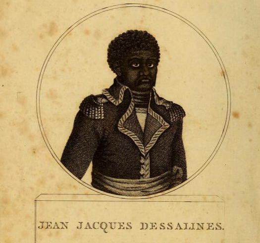 An artwork of Haitian Emperor, Jean-Jacques Dessalines 